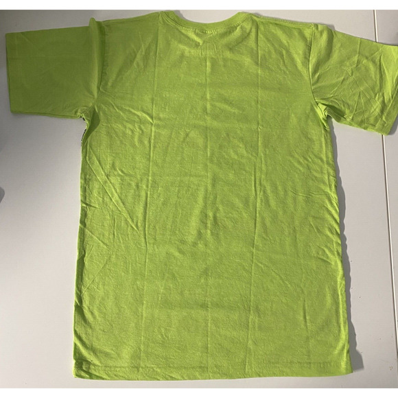 NWOT Lot of 2 DC T Shirt Tee Lime Green Black Striped Short Sleeve Logo … - Picture 3 of 3